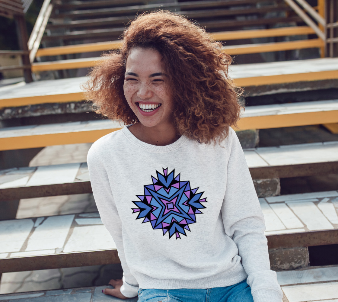 Native American Indian Tribal Design Blue