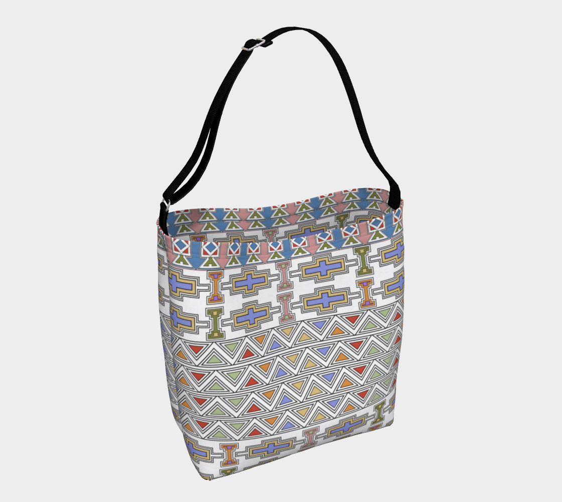 Ndebele Style African Tribal Art Pattern