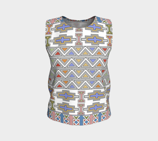 Ndebele Style African Tribal Art Pattern