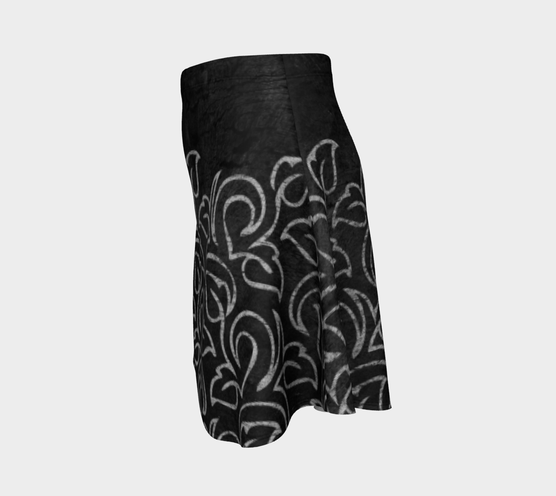 Chalk Blackboard Leaves Vintage Pattern