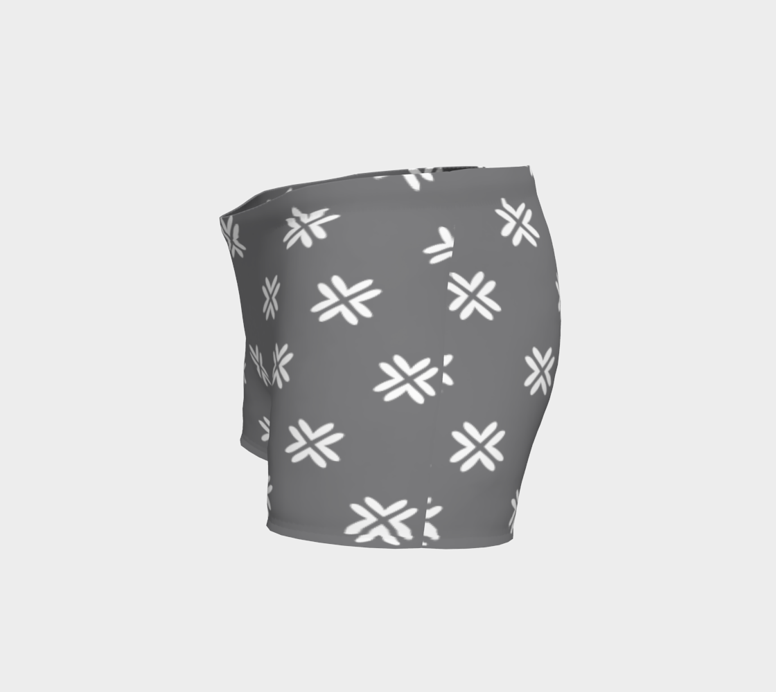 Minimal Elegant Modern Style Cross Pattern Grey