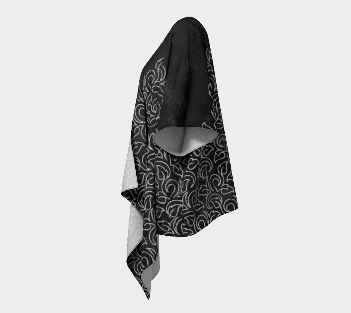 Chalk Blackboard Leaves Vintage Pattern