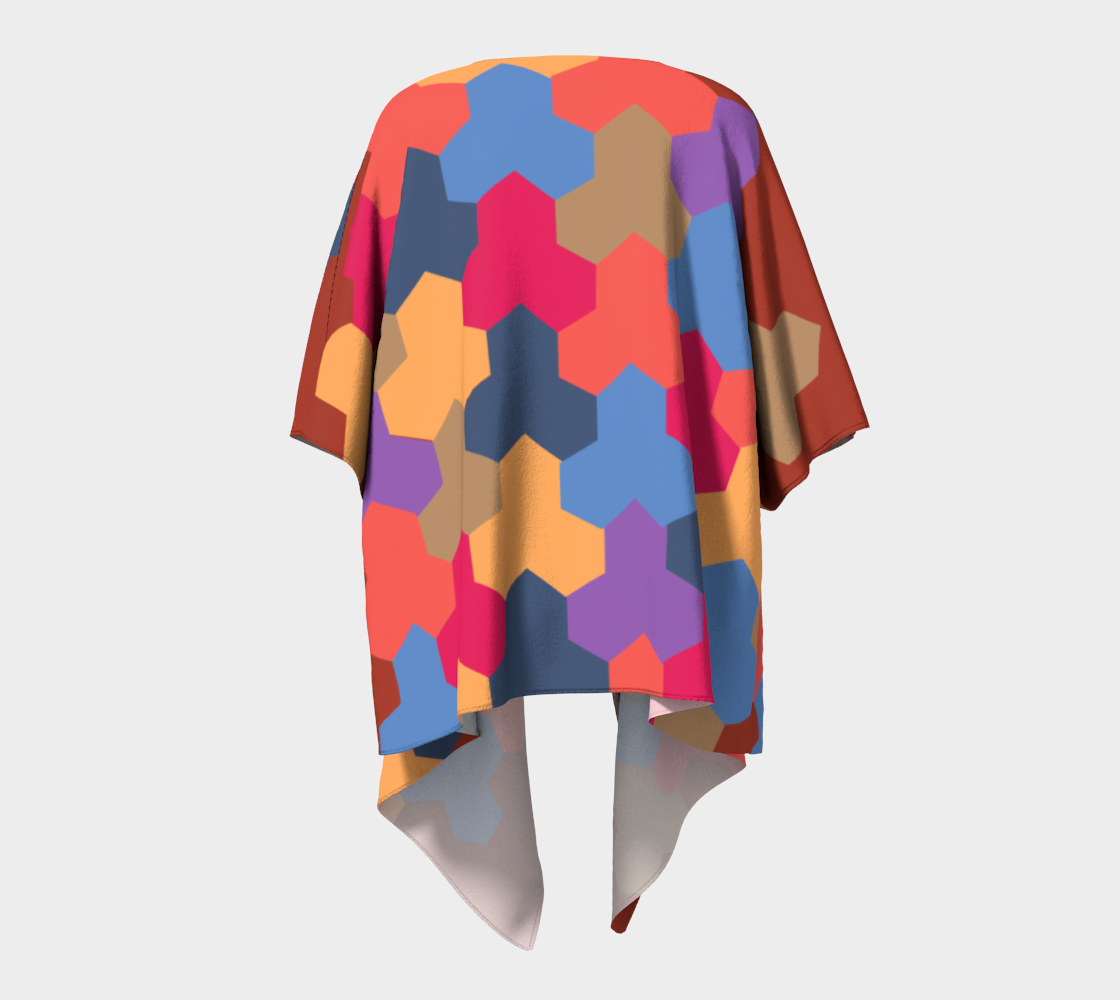 Japanese Style Colorful Mosaic Game Pattern