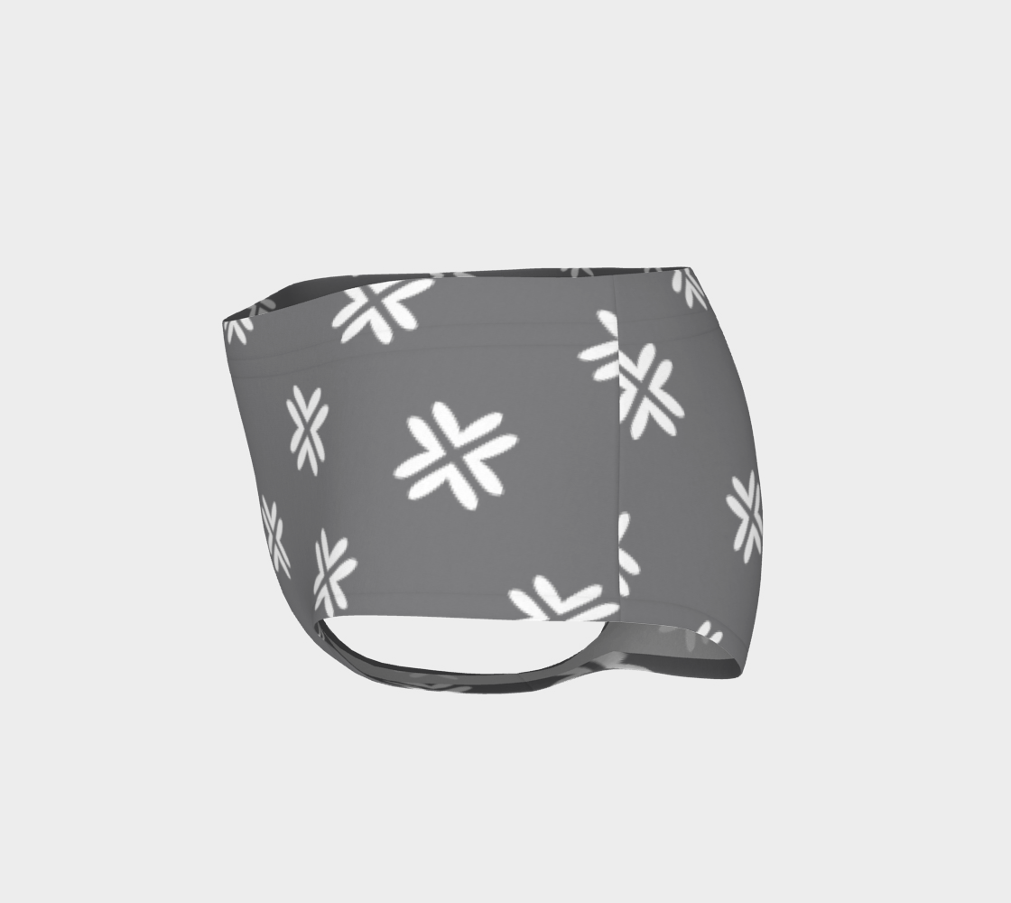 Minimal Elegant Modern Style Cross Pattern Grey