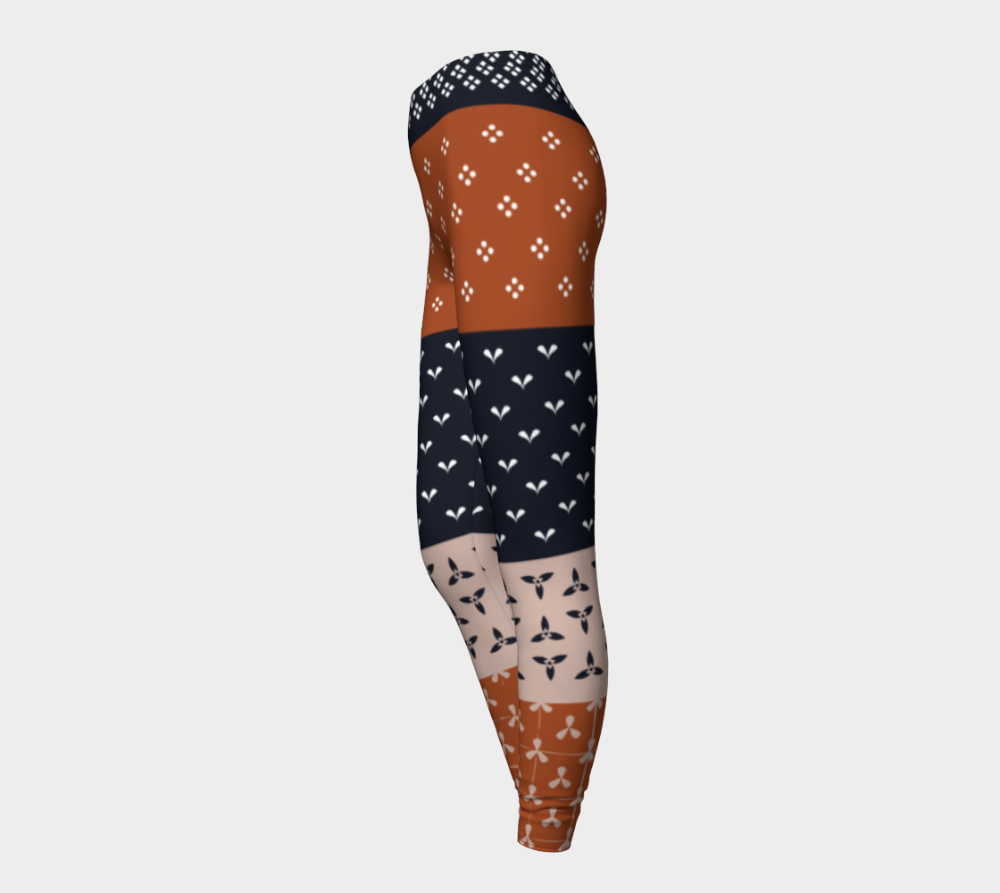 Japanese Patchwork Geometric Motif Stripes Pattern