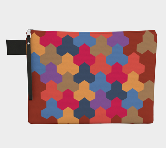 Japanese Style Colorful Mosaic Game Pattern