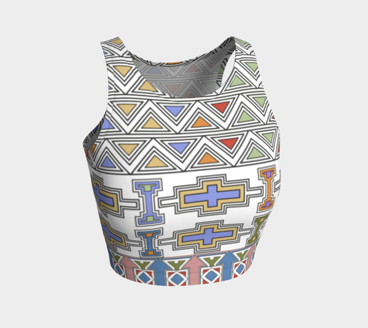 Ndebele Style African Tribal Art Pattern