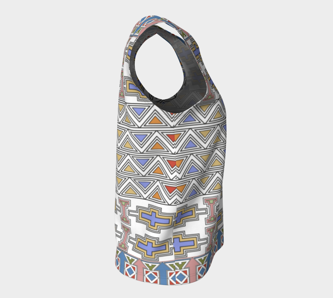 Ndebele Style African Tribal Art Pattern
