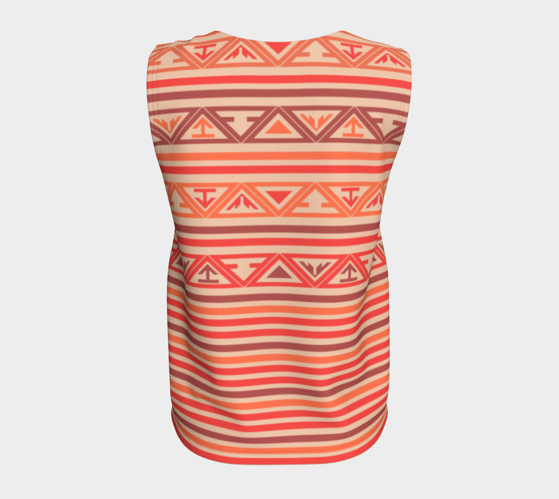 Traditional Ethnic Tribal Geometric Navajo Native American Motif Pattern