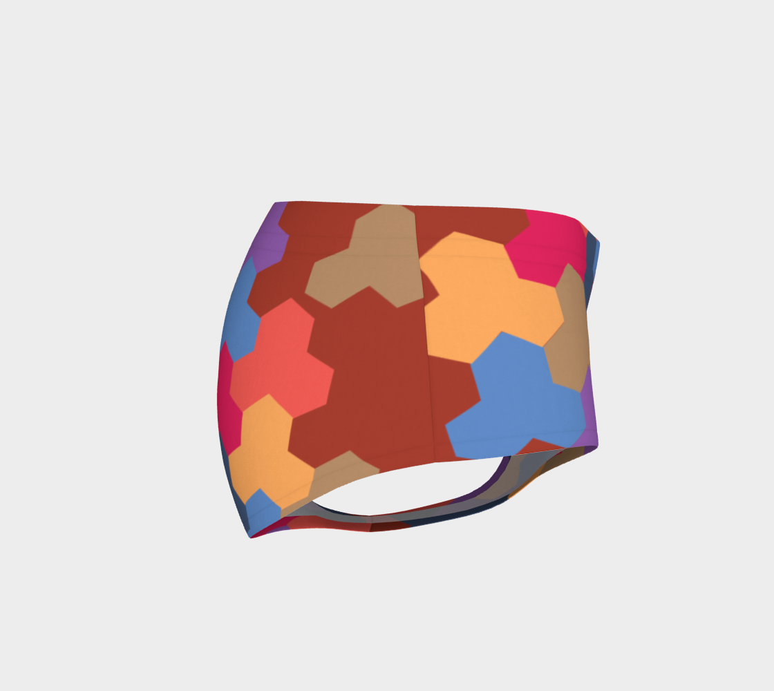 Japanese Style Colorful Mosaic Game Pattern