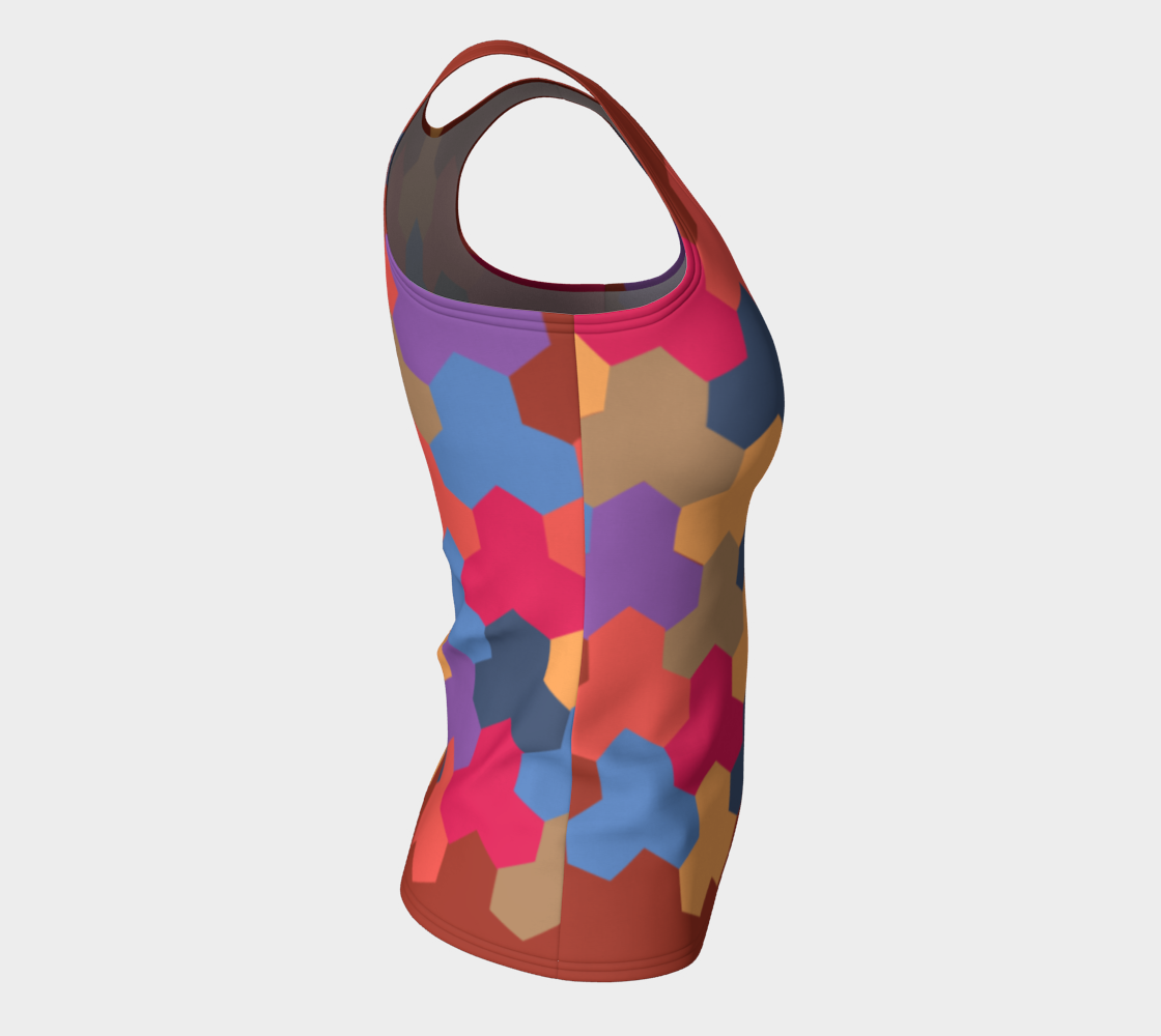 Japanese Style Colorful Mosaic Game Pattern