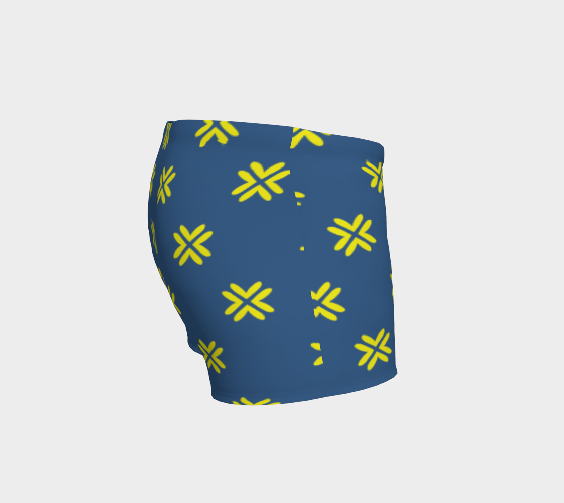Minimal Elegant Modern Style Cross Pattern Blue Yellow