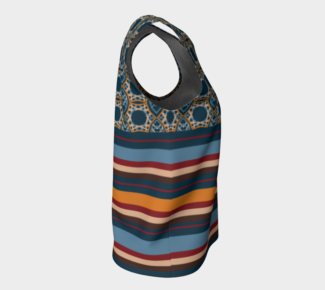 Stripes and Checkers Japanese Geometrical Pattern