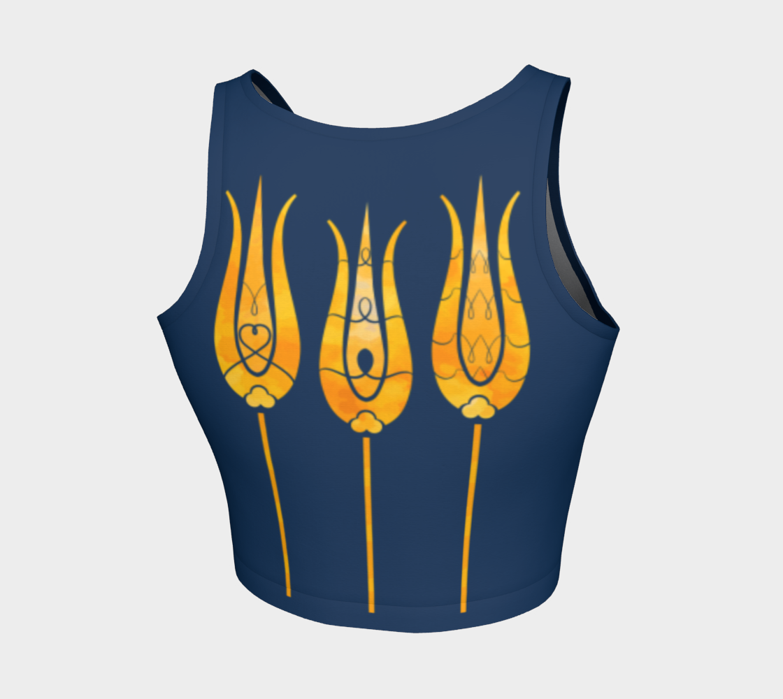 Traditional Decorative Turkish Art Golden Tulips Textured Flowers