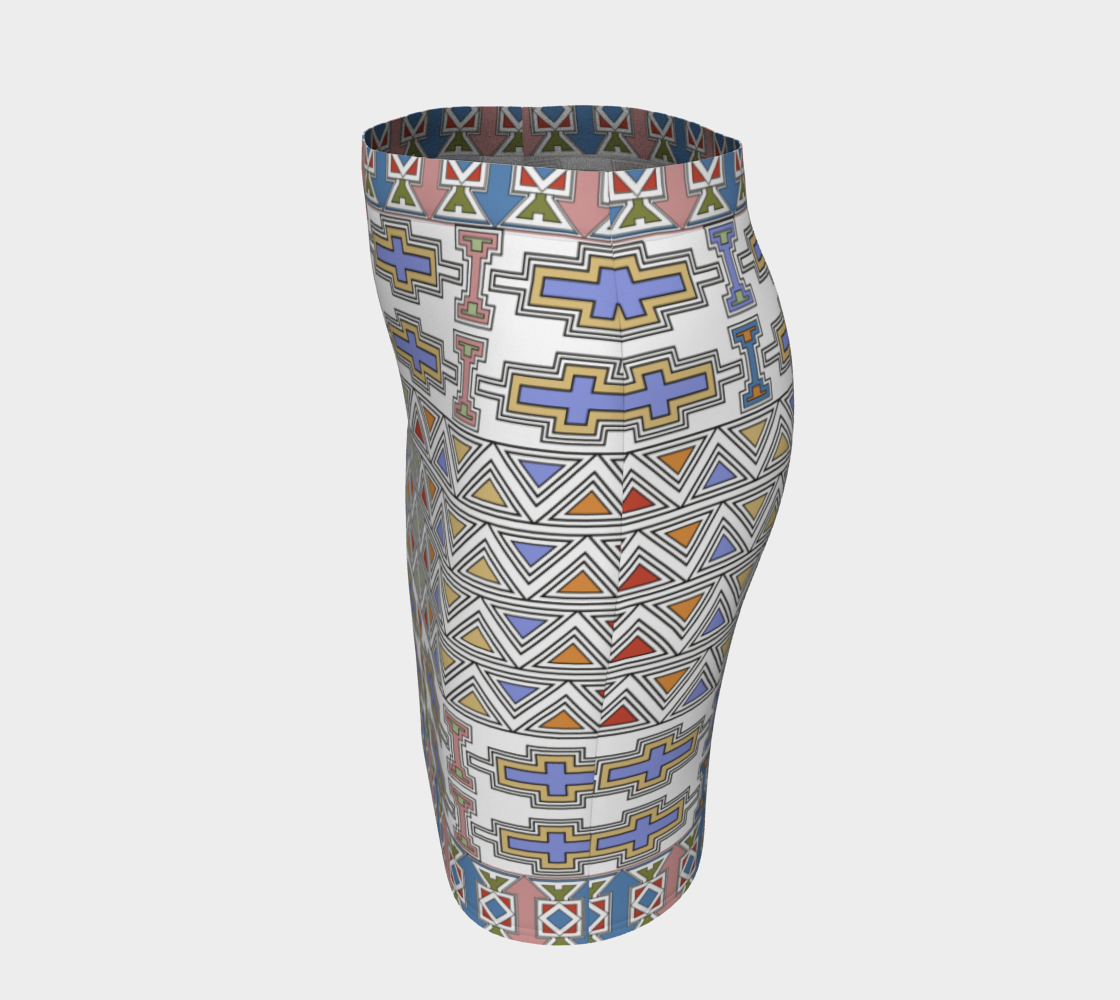Ndebele Style African Tribal Art Pattern