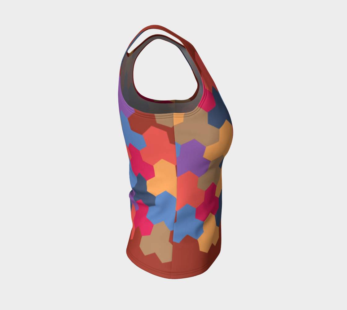 Japanese Style Colorful Mosaic Game Pattern