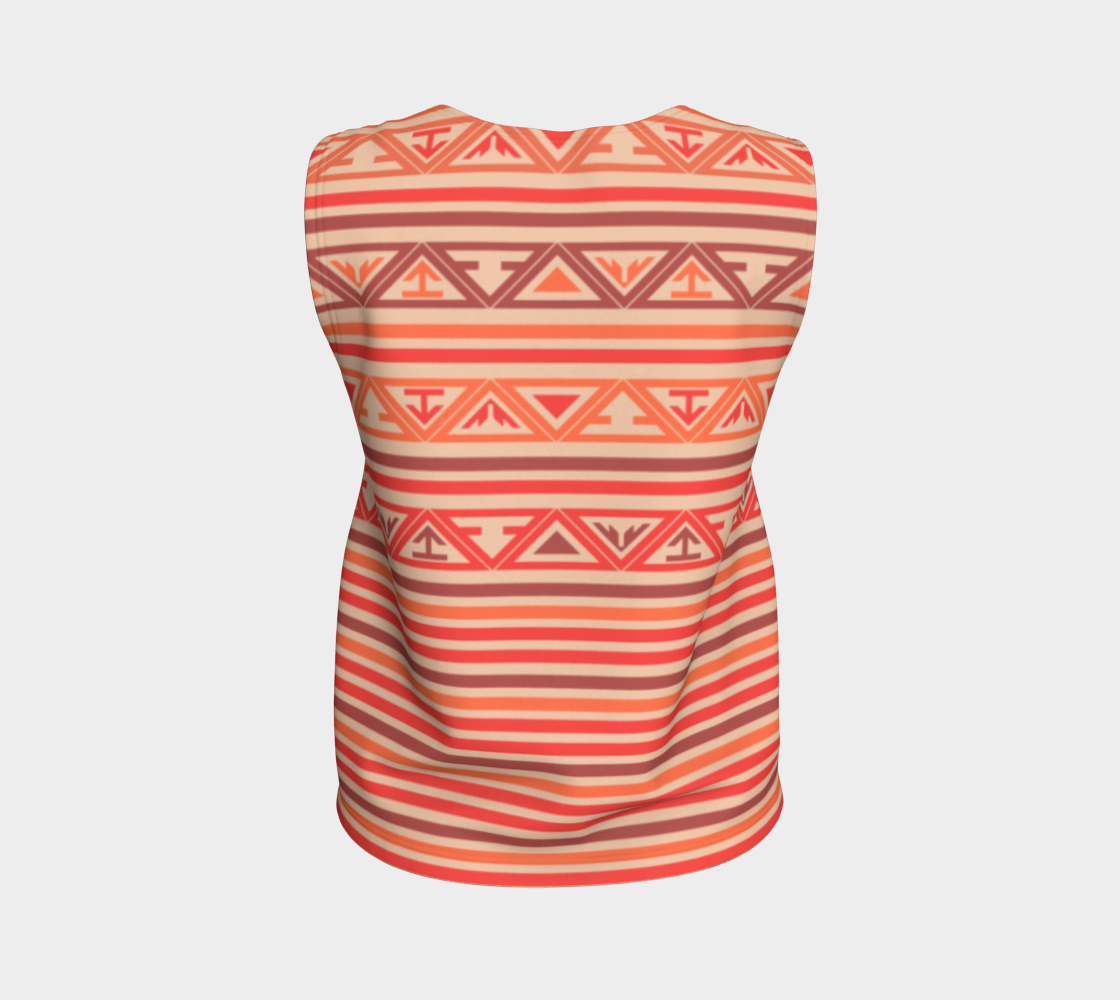 Traditional Ethnic Tribal Geometric Navajo Native American Motif Pattern