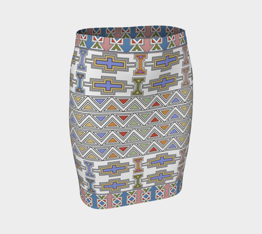 Ndebele Style African Tribal Art Pattern