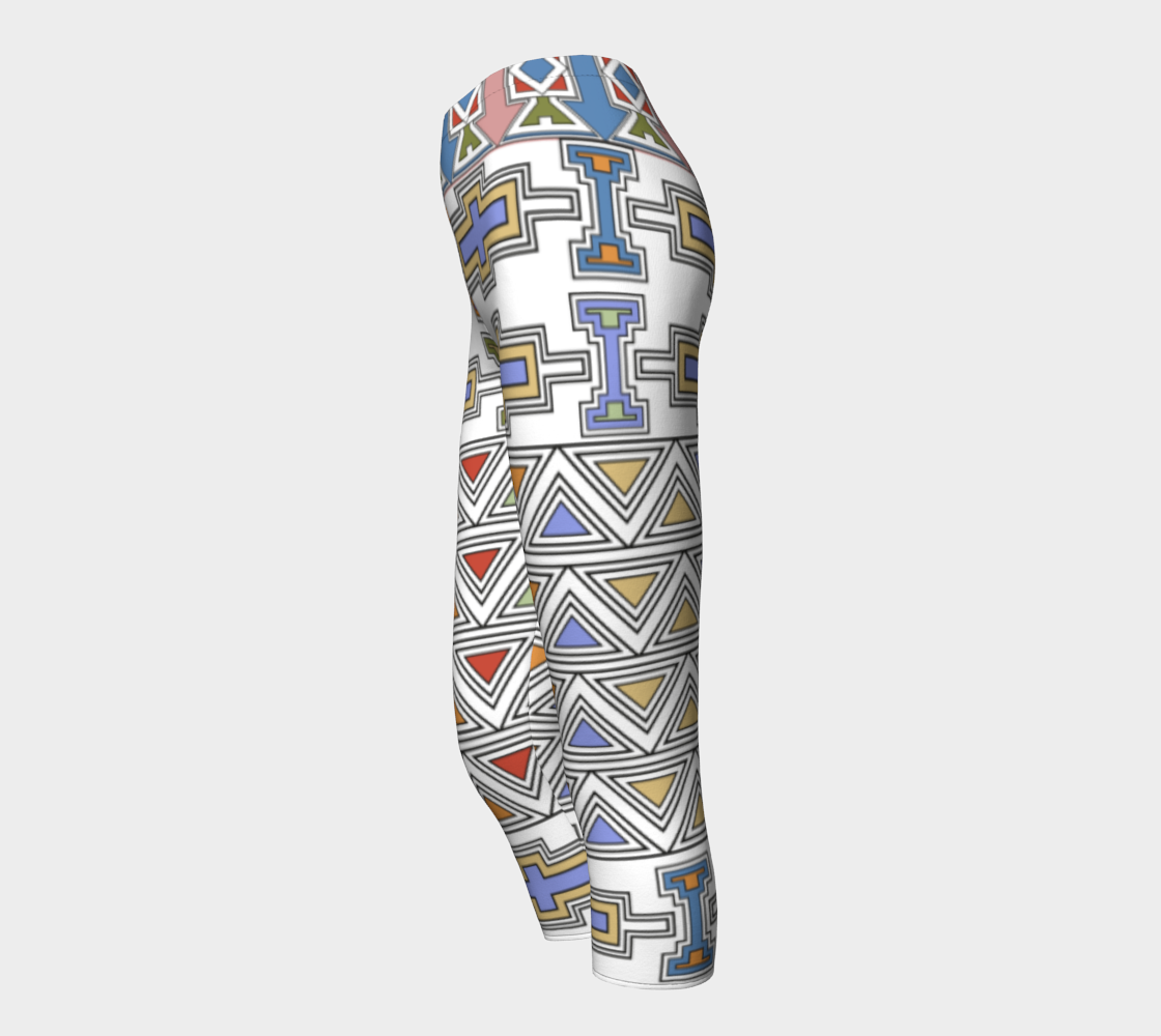 Ndebele Style African Tribal Art Pattern