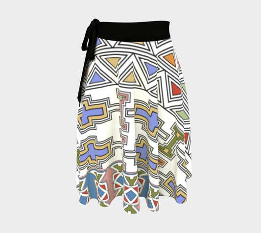 Ndebele Style African Tribal Art Pattern