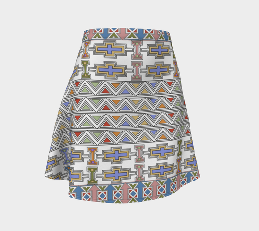 Ndebele Style African Tribal Art Pattern