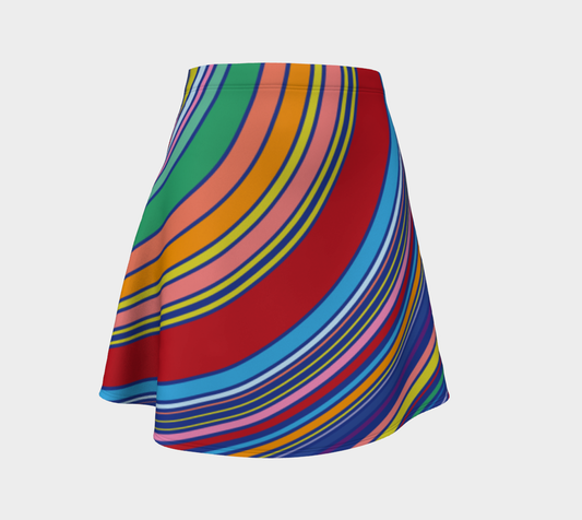 Colorful Striped Circles Tunnel Vintage Design 1960's