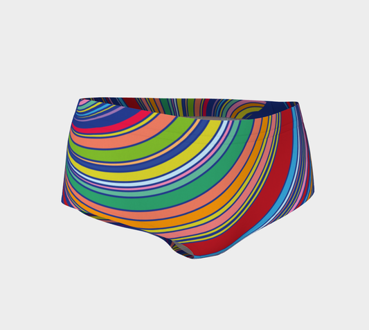 Colorful Striped Circles Tunnel Vintage Design 1960's